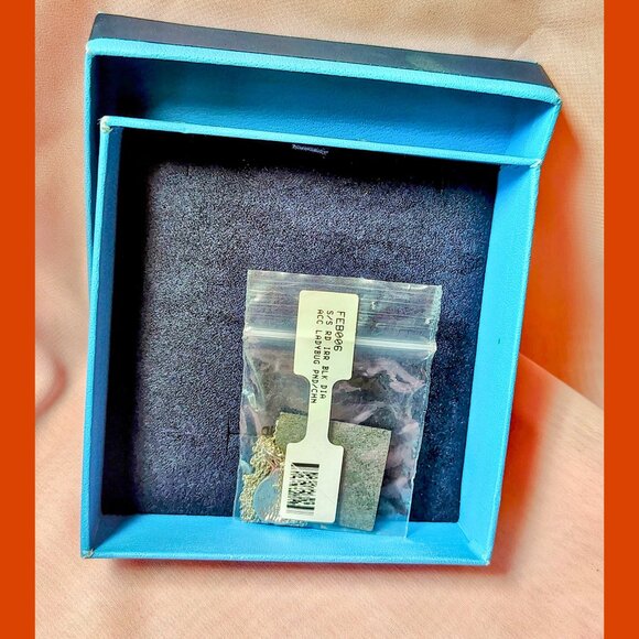 FAS 925 Sterling Silver Ladybug Necklace – Black Diamond Accent, NWT JTV w/ Box - Picture 7 of 8